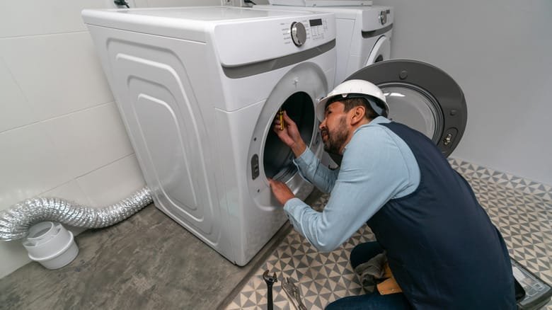 Lakeside washer- dryer installation